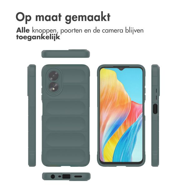 imoshion EasyGrip Backcover Oppo A18 / Oppo A38 - Donkergroen