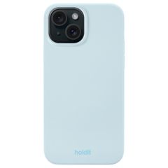 Holdit Silicone Case Apple iPhone 15 - Mineral Blue