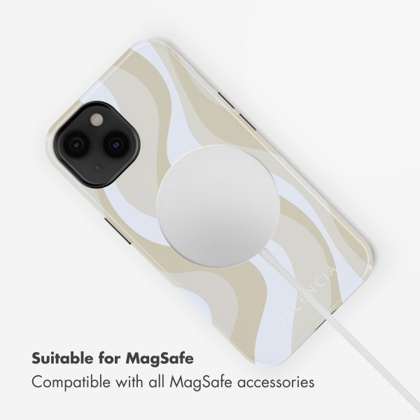 Selencia Vivid Case with MagSafe Apple iPhone 14 - Desert Waves Beige