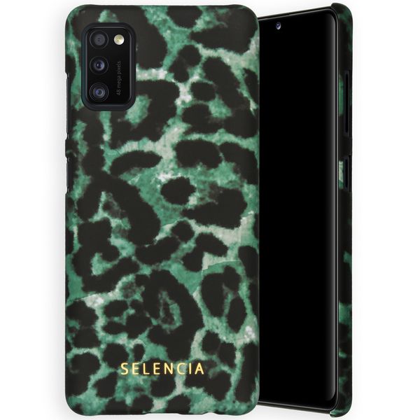 Selencia Maya Fashion Backcover Samsung Galaxy A41 - Green Panther