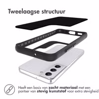 imoshion Rugged Hybrid Case Samsung Galaxy S22 Plus - Zwart