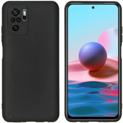 imoshion Color Backcover Xiaomi Redmi Note 10 (4G) - Zwart