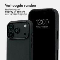 Accezz MagSafe Leather Backcover Apple iPhone 18 Pro Max / 17 Pro Max - Onyx Black