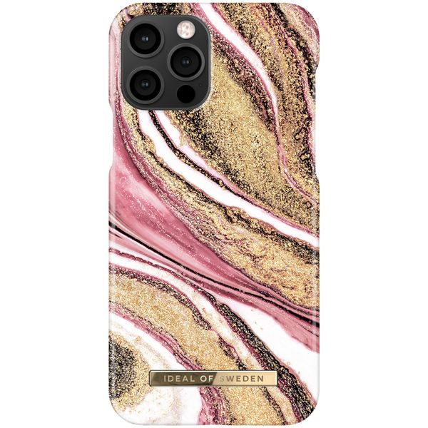 iDeal of Sweden Fashion Backcover iPhone 12 (Pro) - Cosmic Pink Swirl