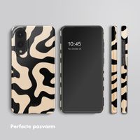 Selencia Vivid Backcover Samsung Galaxy S25 Edge - Art Wave Black