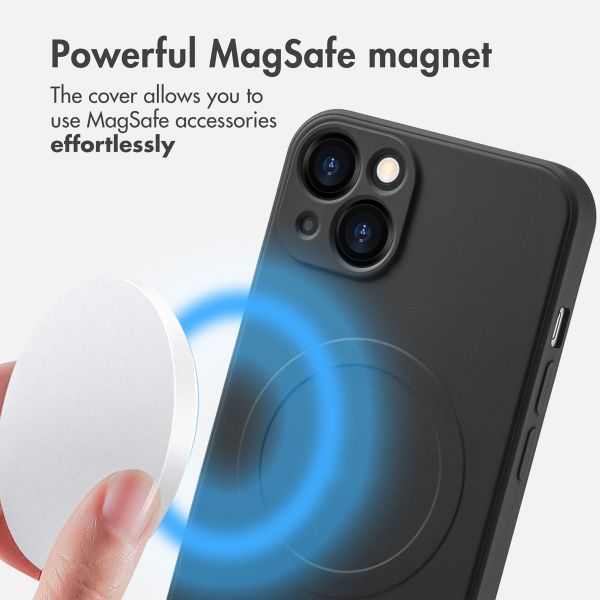imoshion Colour Back Cover with MagSafe Apple iPhone 13 - Black