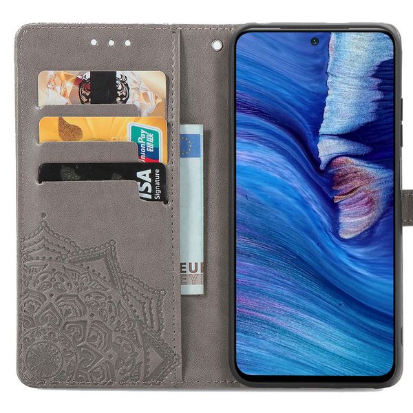 imoshion Mandala Bookcase Xiaomi Redmi Note 10 (5G) - Grijs