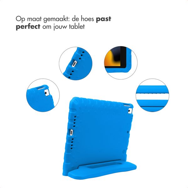 imoshion Kidsproof Backcover met handvat Apple iPad 9 (2021) 10.2 inch / iPad 8 (2020) 10.2 inch / iPad 7 (2019) 10.2 inch - Blauw