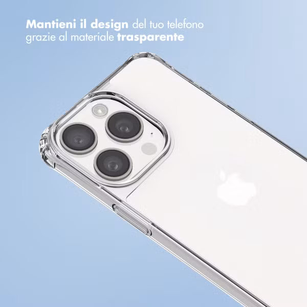 imoshion Backcover met koord + armband Apple iPhone 15 Pro - Parels Hartjes