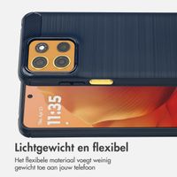 imoshion Brushed Backcover Motorola Moto G15 / G15 Power - Donkerblauw