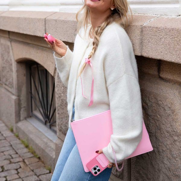 Holdit Silicone Case Apple iPhone 15 Pro Max - Rouge Pink