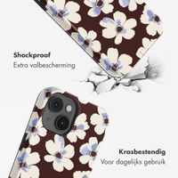 Selencia Vivid Backcover met MagSafe Apple iPhone 14 - Choco Flower Pop