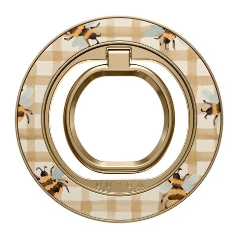 Burga Magnetic Ringholder Gold - Honeycomb