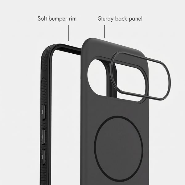 imoshion Colour Case with Thin MagSafe Ring Google Pixel 9 / 9 Pro - Black