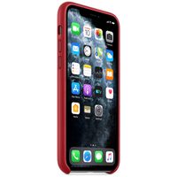 Apple Leather Backcover iPhone 11 Pro - Red