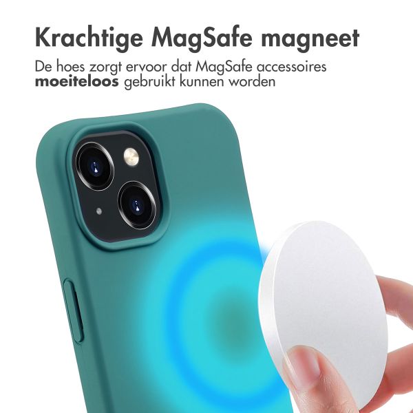 imoshion Color Backcover met afneembaar koord MagSafe Apple iPhone 15 - Donkergroen