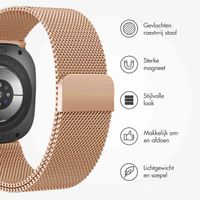 imoshion Milanees magnetisch bandje Samsung Samsung Galaxy Watch Ultra - Rosé Goud