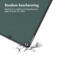 imoshion Trifold Bookcase Apple iPad 6 (2018) 9.7 inch / iPad 5 (2017) 9.7 inch / Air 2 (2014)/Air 1 (2013) - Donkergroen