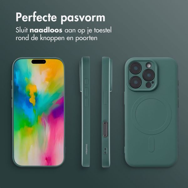 imoshion Color Backcover met MagSafe Apple iPhone 16 Pro Max - Donkergroen