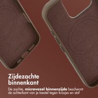 Accezz MagSafe Leather Backcover Apple iPhone 16 Pro - Coffee Brown