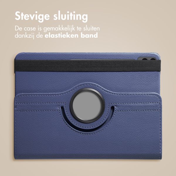 imoshion 360° draaibare Bookcase Samsung Galaxy Tab S11 Ultra - Donkerblauw