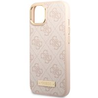 Guess 4G Logo Monogram Backcover MagSafe Apple iPhone 14 - Roze