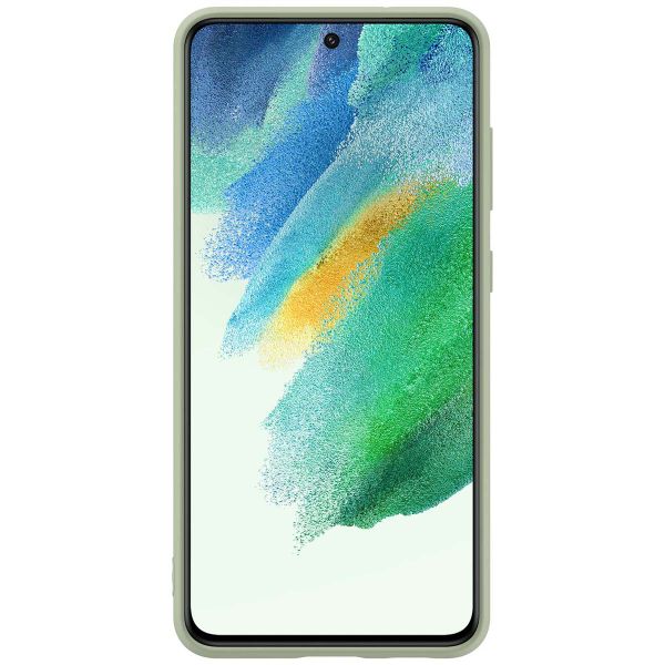 Samsung Originele Silicone Backcover Galaxy S21 FE - Olive Green