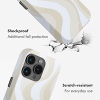Selencia Vivid Back Cover with MagSafe Apple iPhone 15 Pro - Desert Waves Beige