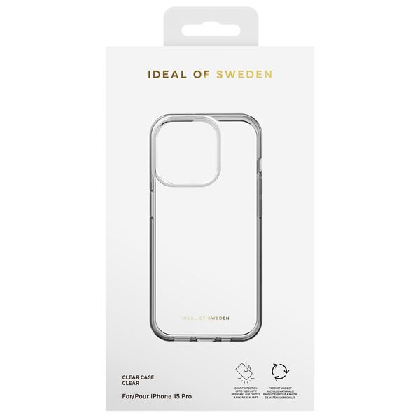 iDeal of Sweden Clear Case iPhone 15 Pro - Transparant