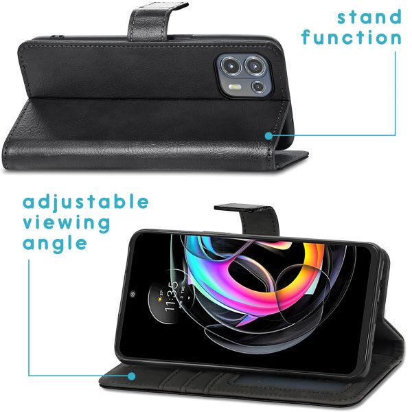 imoshion Luxe Bookcase Motorola Edge 20 Lite - Zwart