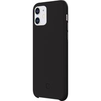 Valenta Luxe Leather Backcover iPhone 11 - Zwart