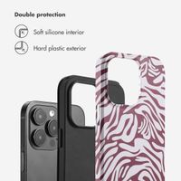 Selencia Vivid Back Cover Apple iPhone 14 Pro Max - Trippy Swirl Dark Rose