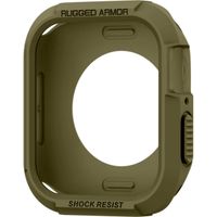 Spigen Rugged Armor™ Case Apple Watch 4 / 5 / 6 / SE - 44 mm - Groen