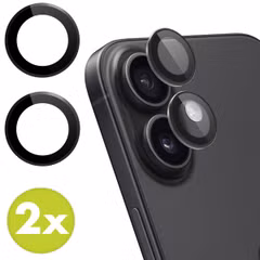 imoshion 2 Pack Camera lens protector Apple iPhone 16 / 16 Plus - Zwart