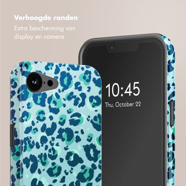 Selencia Vivid Backcover met MagSafe Apple iPhone 16e - Wild Spots Light Blue