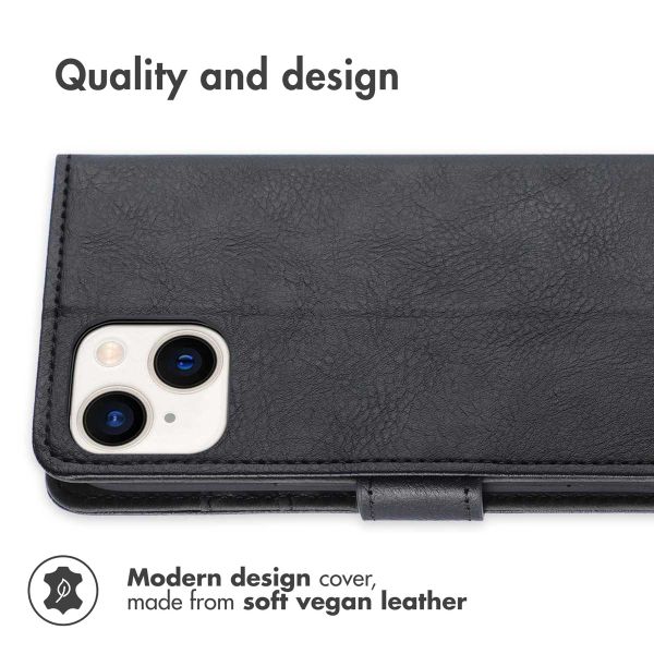 imoshion Luxury Bookcase Apple iPhone 15 - Black