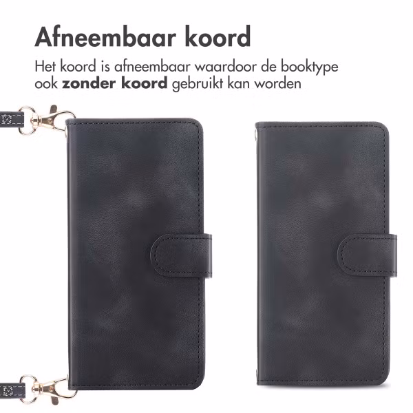 imoshion Bookcase met koord Apple iPhone 16 - Zwart