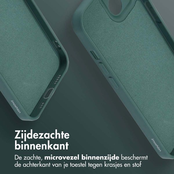 imoshion Color Backcover met MagSafe iPhone 13 - Donkergroen