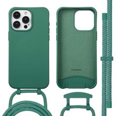 imoshion Color Backcover met afneembaar koord MagSafe Apple iPhone 15 Pro Max - Donkergroen