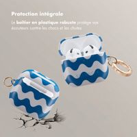 Selencia Vivid Case  Apple Airpods 4 - Wave Vibes Classic Blue