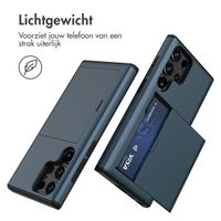 imoshion Backcover met pasjeshouder Samsung Galaxy S23 Ultra - Donkerblauw