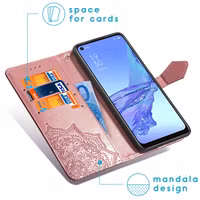 imoshion Mandala Bookcase Oppo A53 / Oppo A53s - Rosé Goud