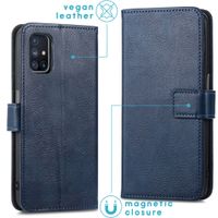 imoshion Luxe Bookcase Samsung Galaxy M31s - Donkerblauw
