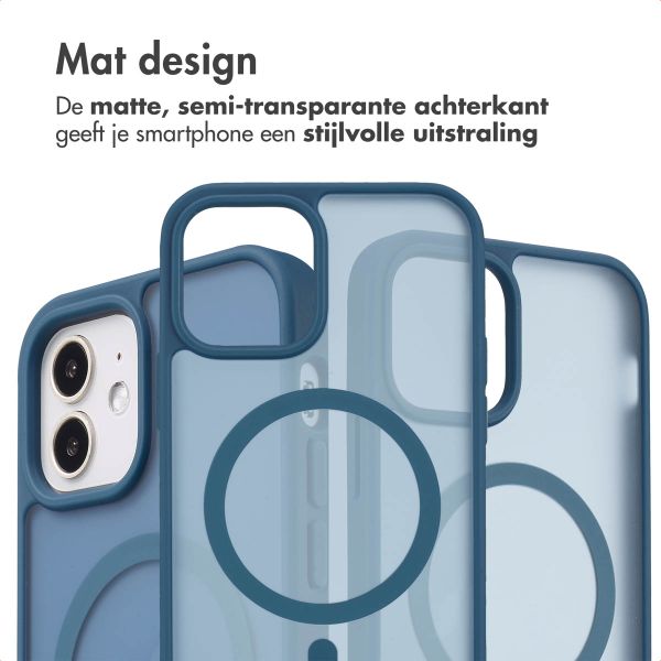 imoshion Color Guard Backcover met MagSafe iPhone 12 (Pro) - Donkerblauw