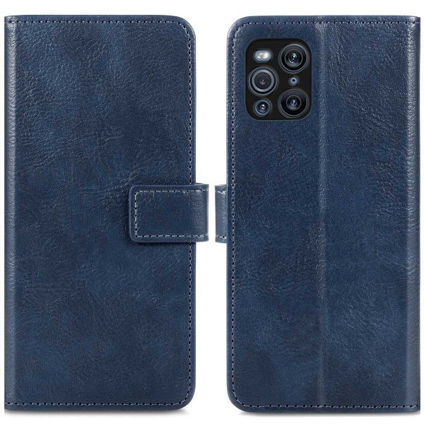 imoshion Luxe Bookcase Oppo Find X3 Pro 5G - Donkerblauw