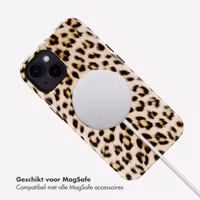 Selencia Vivid Backcover met MagSafe Apple iPhone 14 - Wild Leo