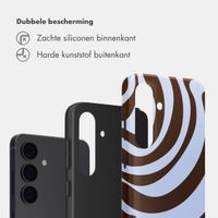 Selencia Vivid Backcover Samsung Galaxy S24 - Dream Swirl Chocolate