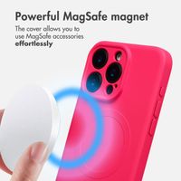 imoshion Colour Back Cover with MagSafe Apple iPhone 15 Pro Max - Neon Pink