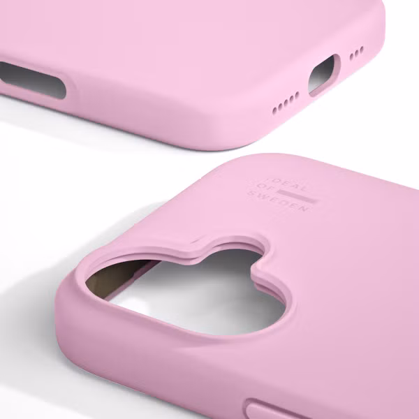 iDeal of Sweden Silicone Case met MagSafe Apple iPhone 17 - Bubblegum Pink