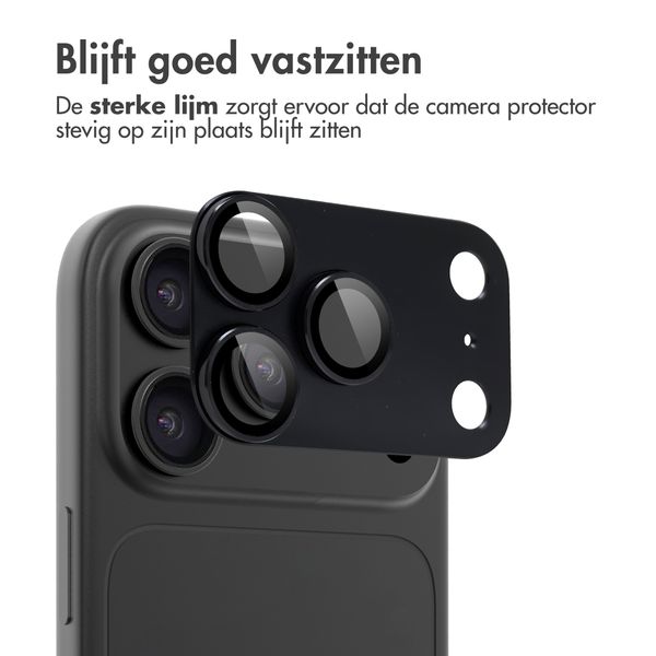 imoshion Camera Protector Glas 2 Pack voor de Apple iPhone 18 Pro - Black
